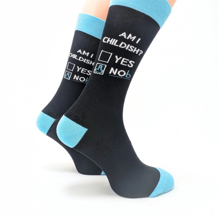 Am I Childish? Socks - Size 7 - 11