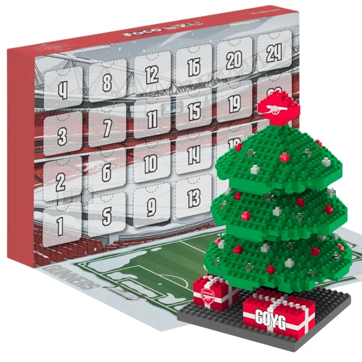 Arsenal FC BRXLZ Christmas Tree Advent