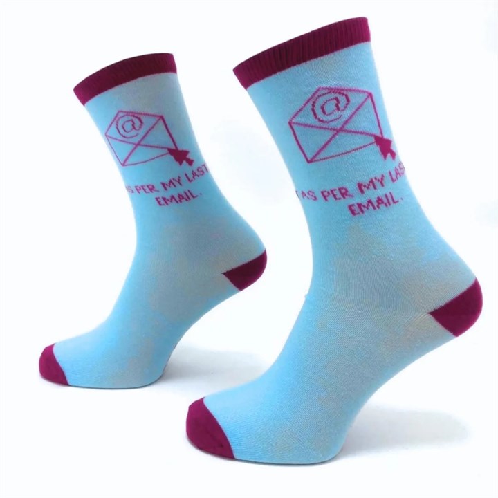 As Per My Email Socks - Size 4 - 8
