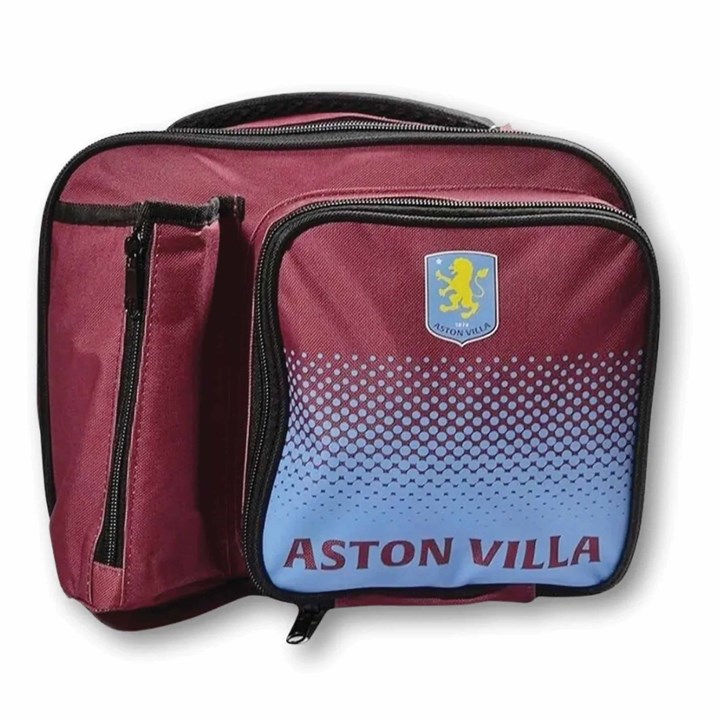 Aston Villa FC Fade Lunch Bag With Bottle Holder