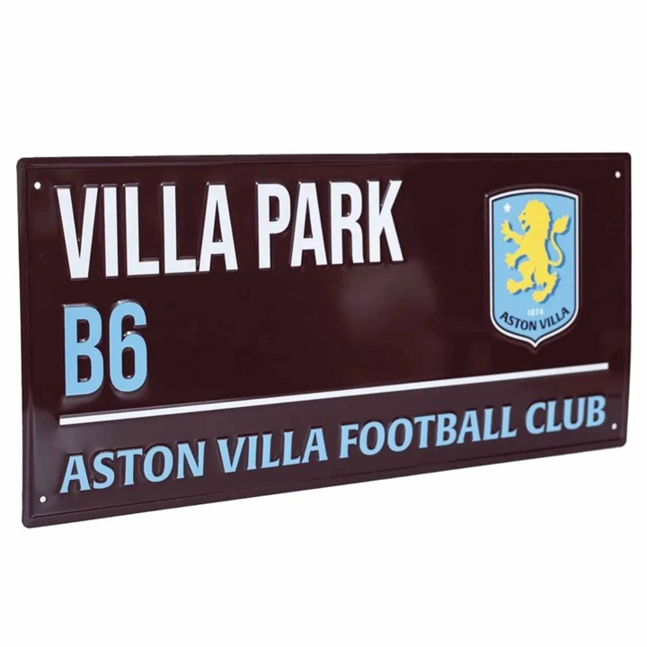 Aston Villa FC Street Sign