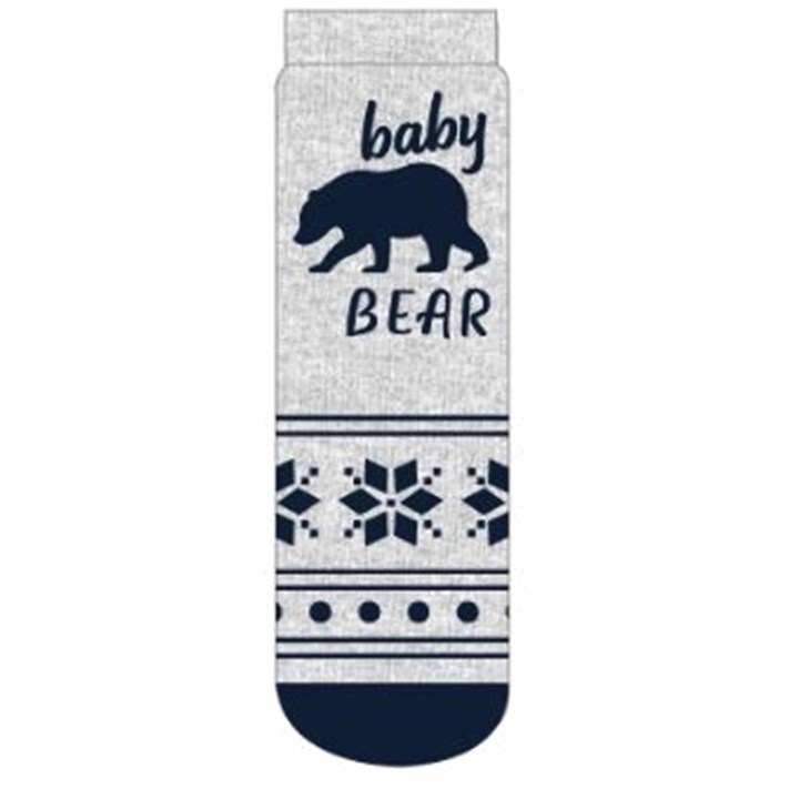 Baby Bear Christmas Socks - Children Size 6 - 8.5