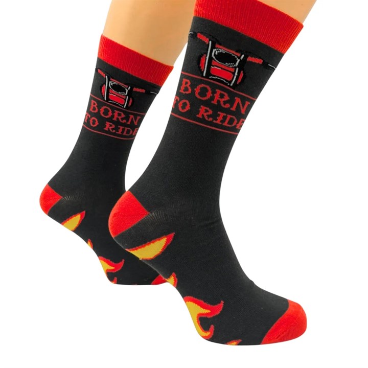 Born to Ride Socks - Size 7 - 11