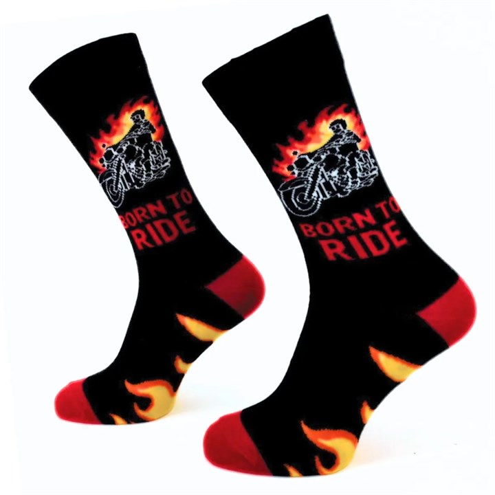 Born to Ride Socks - Size 7 - 11