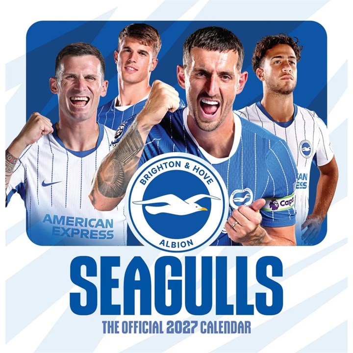 Brighton & Hove Albion FC Easel Desk Calendar 2027
