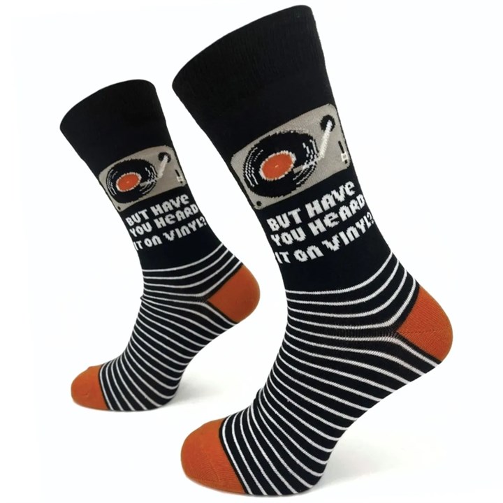 But Have You Heard It On Vinyl Socks - Size 7 - 11