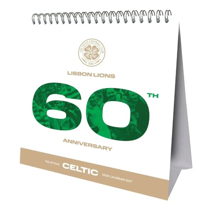Celtic FC Easel Desk Calendar 2027