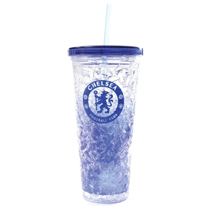 Chelsea FC Freezer Cup with Straw