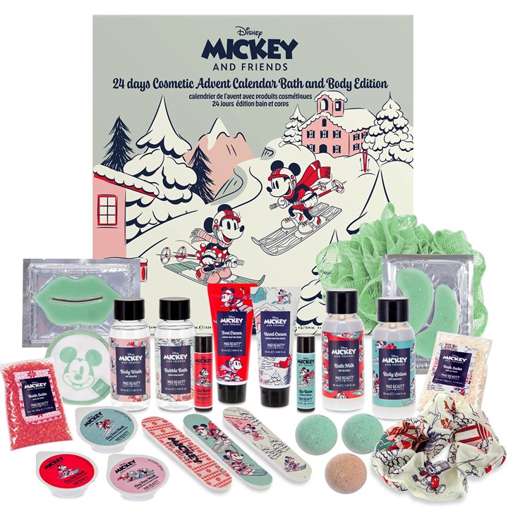 Disney, Mickey and Minnie Ski Bath & Body Advent