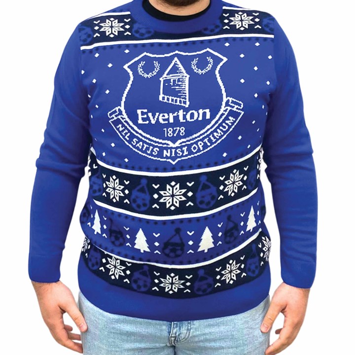 Everton FC Christmas Jumper Medium