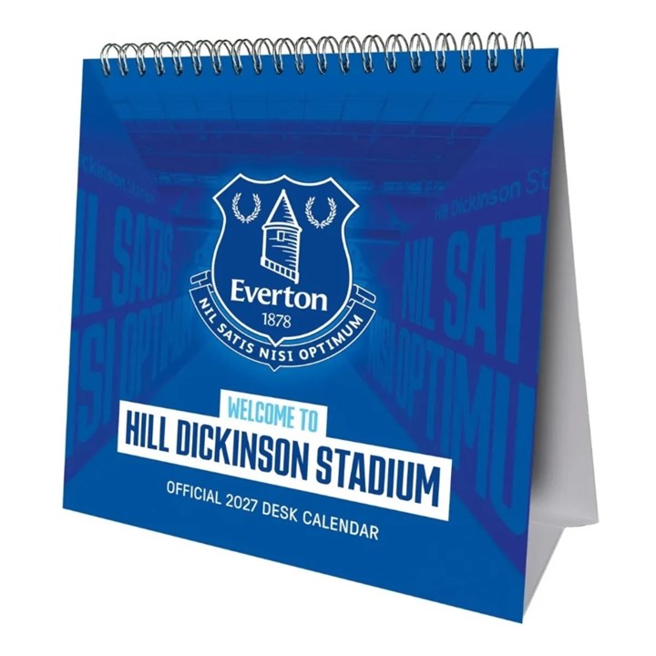 Everton FC Easel Desk Calendar 2027