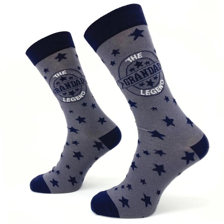 Grandad The Legend Socks - Size 7 - 11