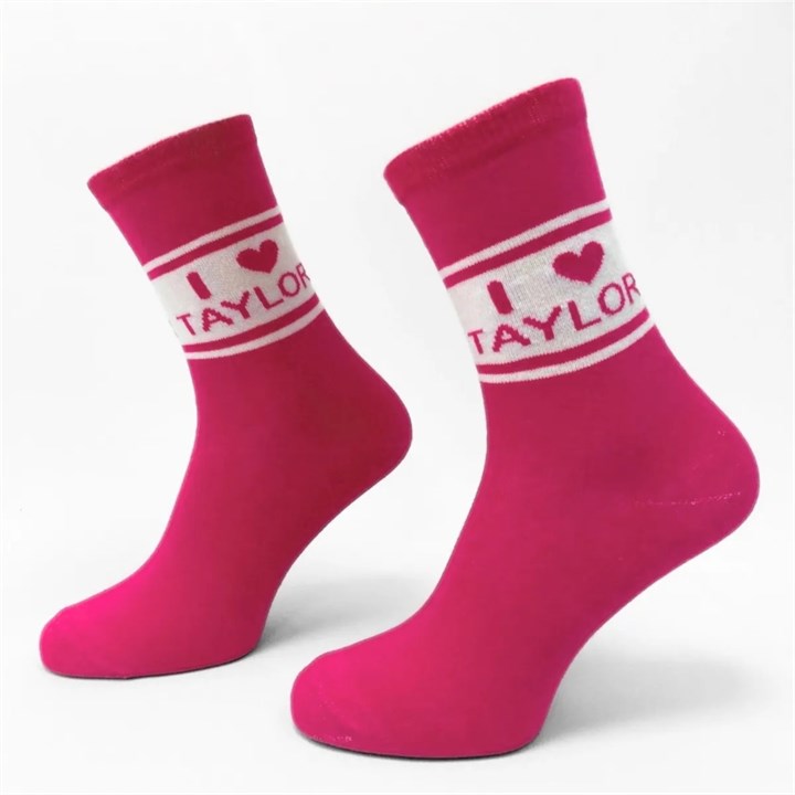 I Heart Taylor Socks - Size 4 - 8