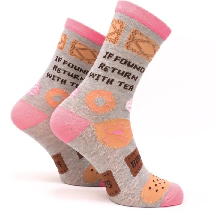 If Found Return With Tea Socks - Size 4 - 8