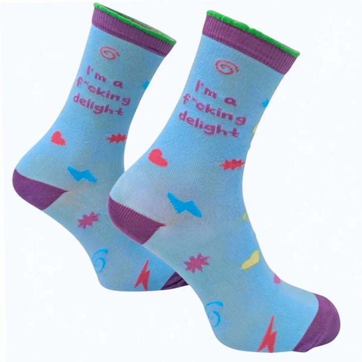 I'm a F*cking Delight Socks - Size 4 - 8