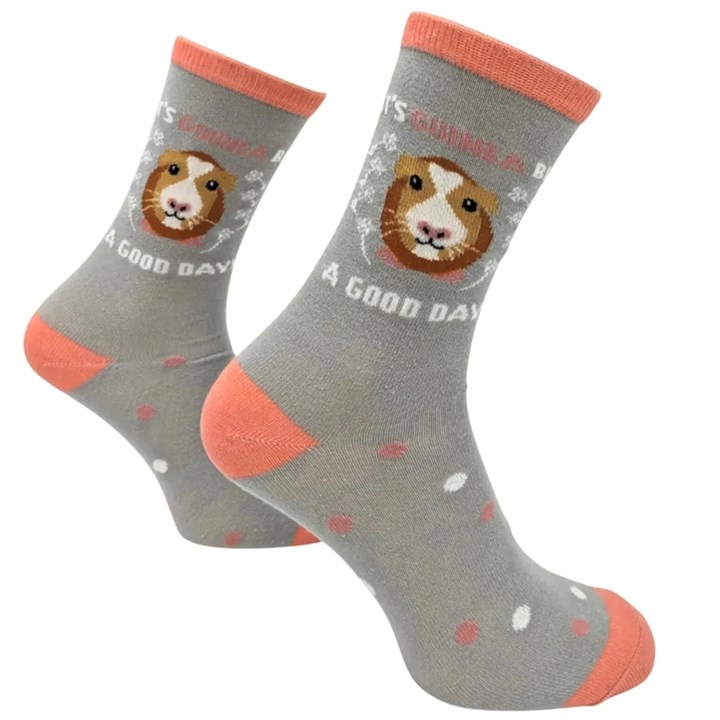 It's Guinea Be a Good Day Socks - Size 4 - 8