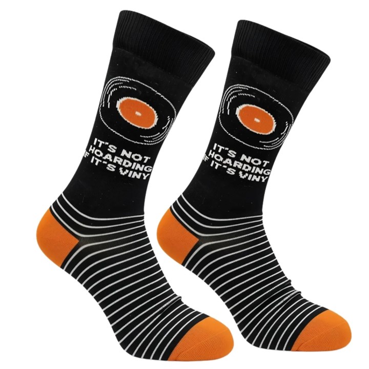 It's Not Hoarding If It's Vinyl Socks - Size 7 - 11