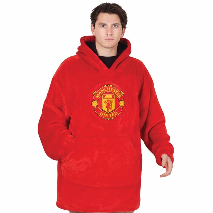 Manchester United FC Adult Oversized Hoodie XL - XXXL