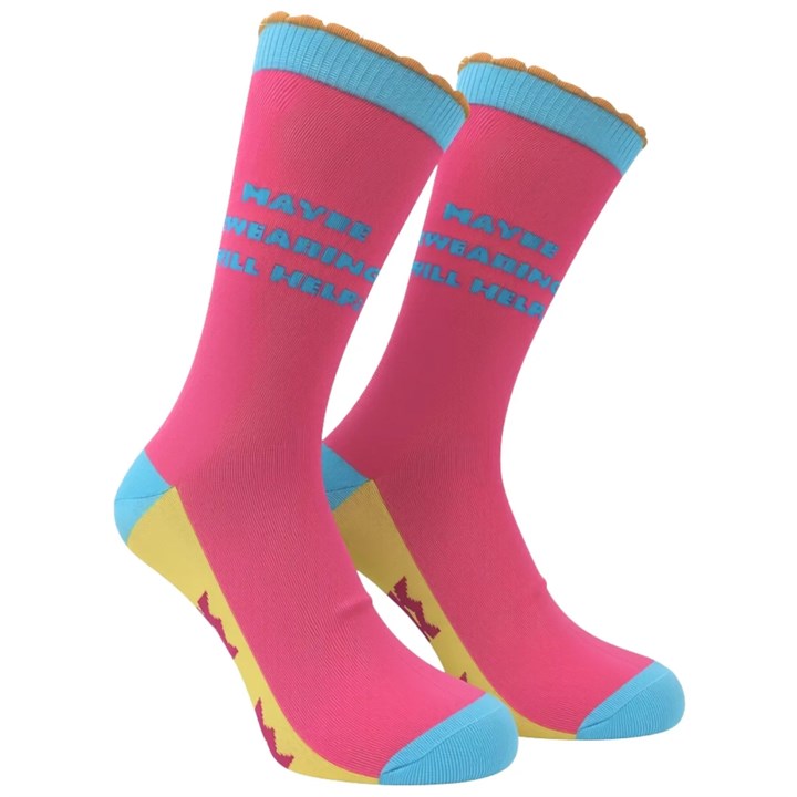 Maybe Swearing Will Help Socks - Size 4 - 8
