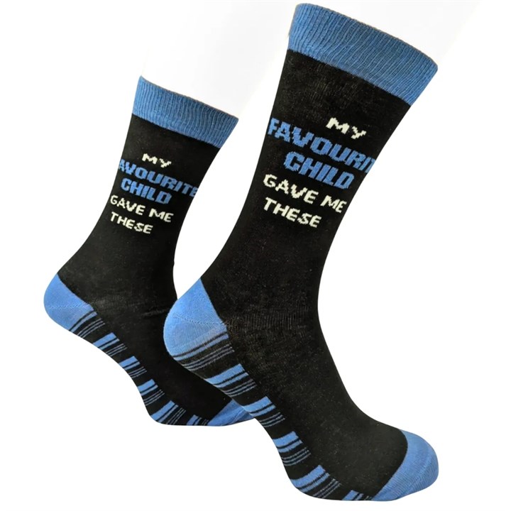 My Favourite Child Gave Me These Socks - Size 7 - 11