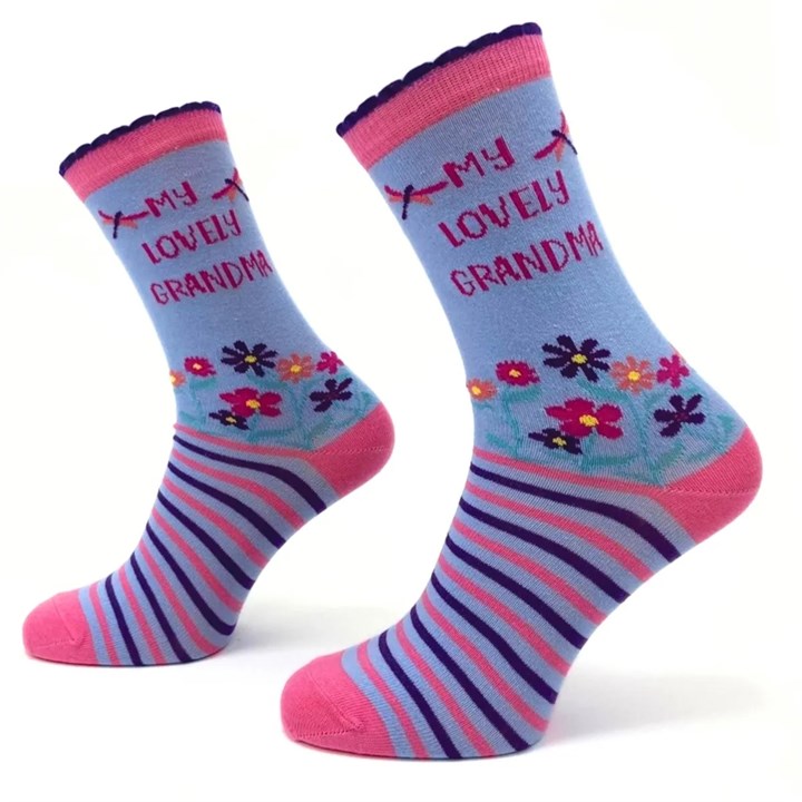 My Lovely Grandma Socks - Size 4 - 8