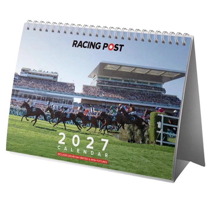 Racing Post Easel Desk Calendar 2027