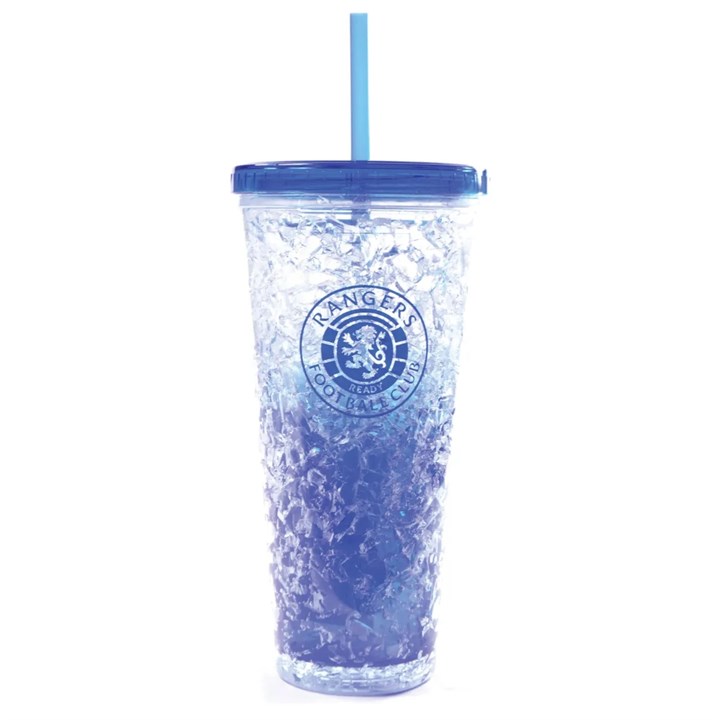 Rangers FC Freezer Cup with Straw