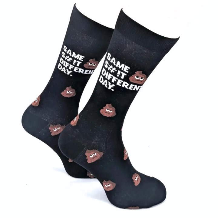 Same Sh*t Different Day Socks - Size 7 - 11