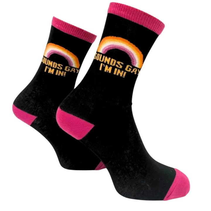 Sounds Gay I'm In Socks - Size 4 - 8