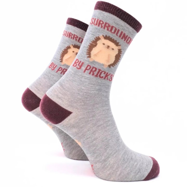 Surrounded By Pricks Socks - Size 4 - 8