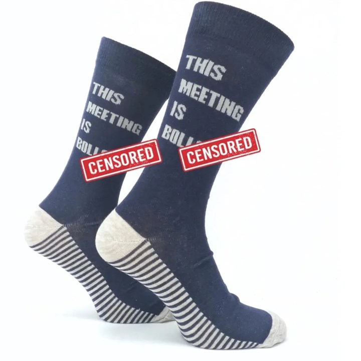 This Meeting is Boll*cks Socks - Size 7 - 11