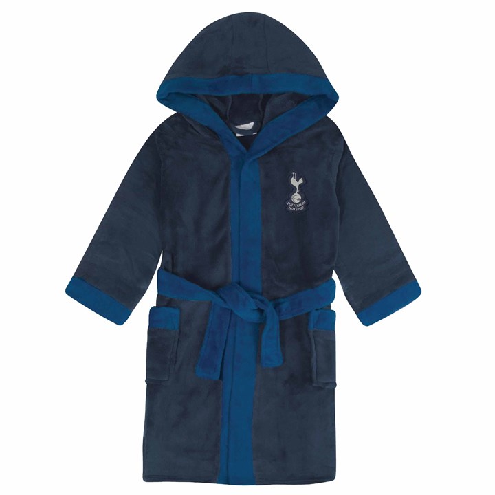 Tottenham Hotspur FC Kids Navy Hooded Dressing Gown 11 - 12 Years