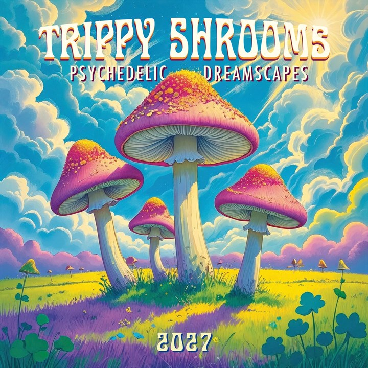 Trippy Shrooms Calendar 2027