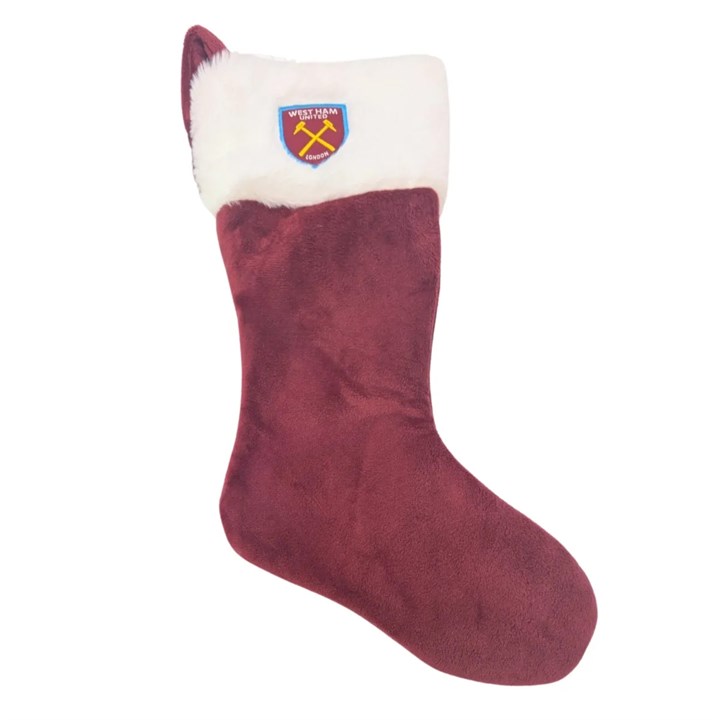 West Ham United FC Fluffy Stocking