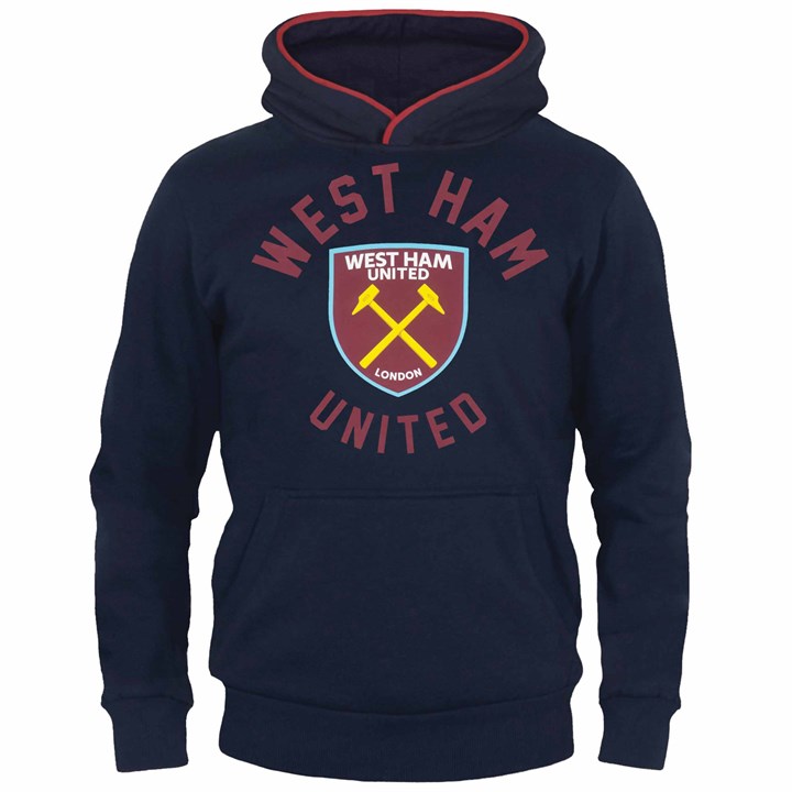 West Ham United FC Kids Navy Hoodie 10 - 11 Years