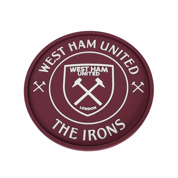 West Ham United FC Text PVC Coaster