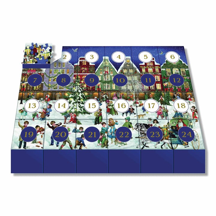 Winter Evening in the Town Advent Jigsaw