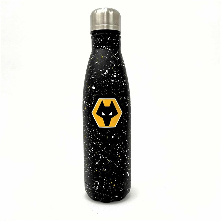 Wolverhampton Wanderers FC Paint Splatter Water Bottle
