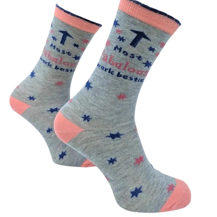 Work Bestie Socks - Size 4 - 8