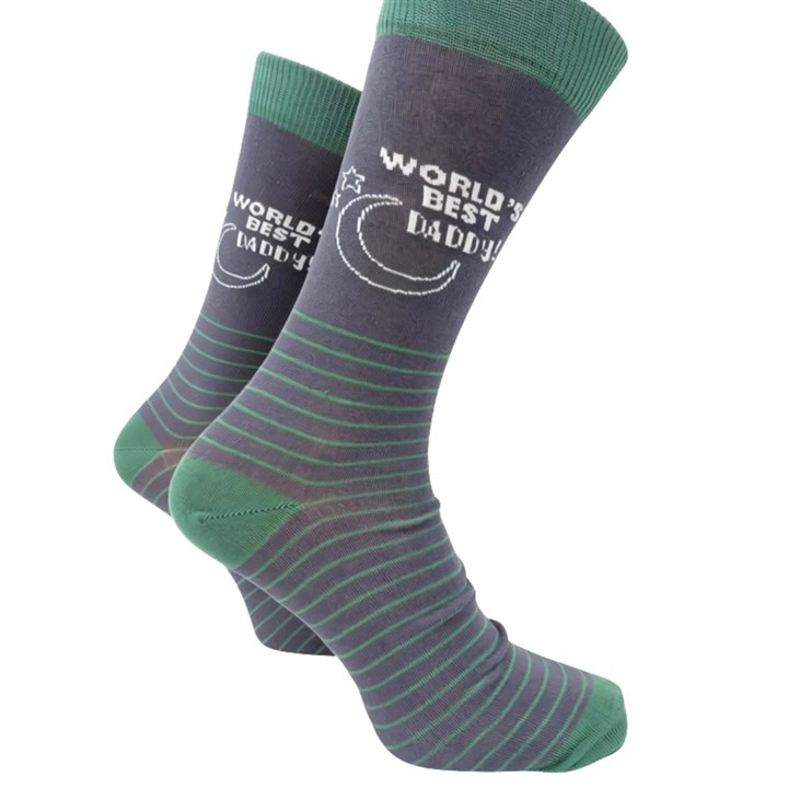 World's Best Daddy Socks - Size 7 - 11