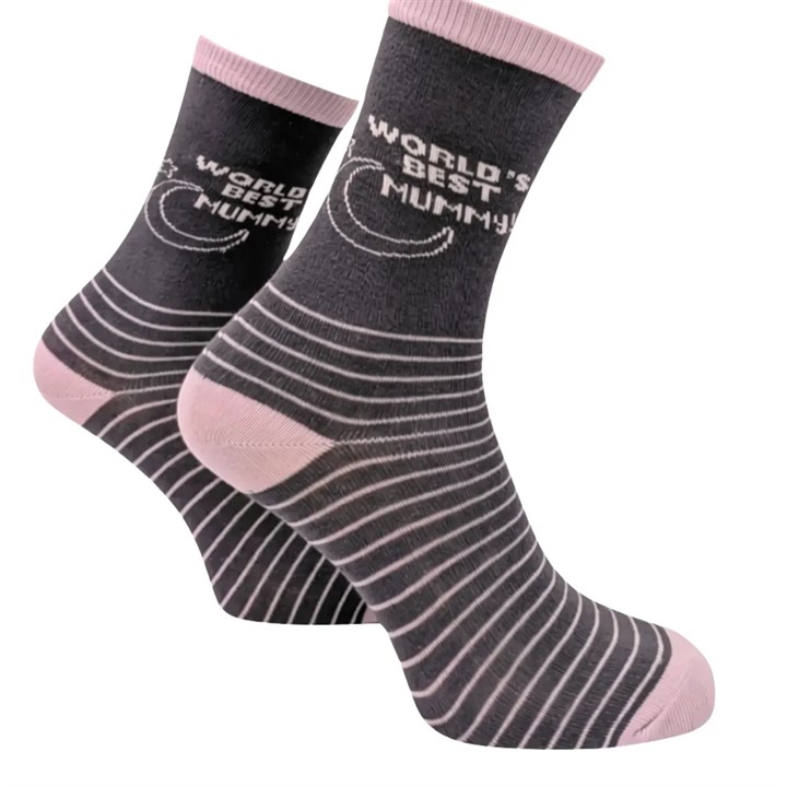 World's Best Mummy Socks - Size 4 - 8