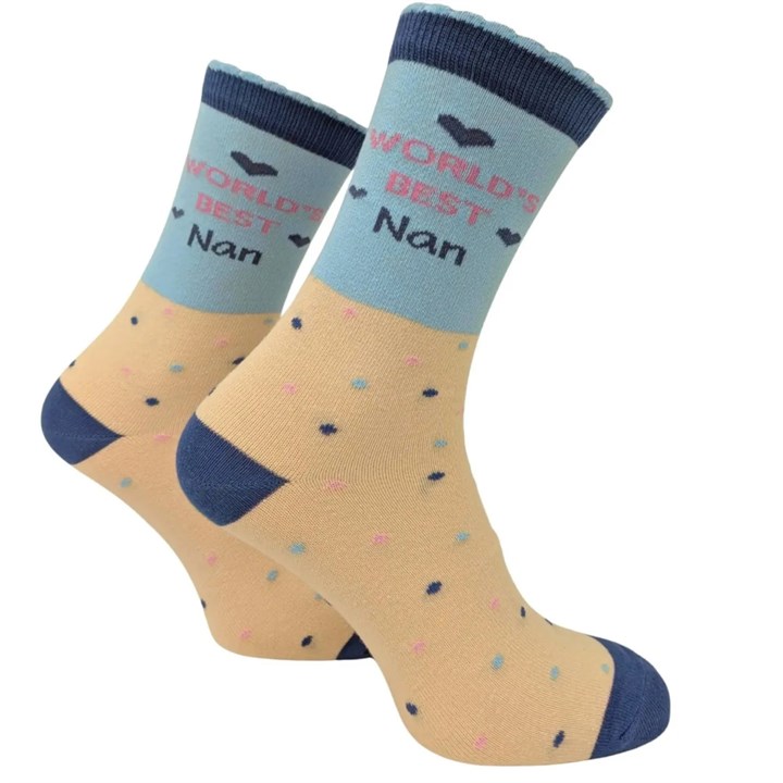World's Best Nan Socks - Size 4 - 8