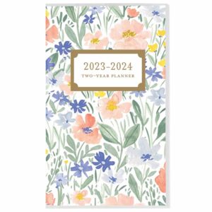 Happy Floral Slim Diary 2022 - 2024