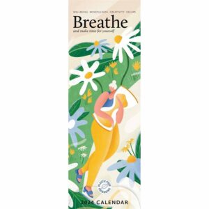 Breathe Slim Calendar 2024