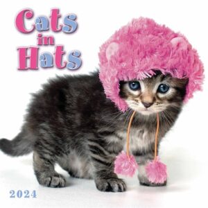 Cats In Hats Mini Calendar 2024