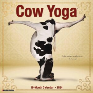 Cow Yoga Calendar 2024