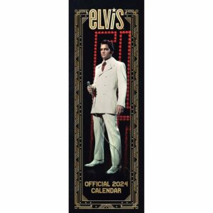Elvis Presley Slim Calendar 2024