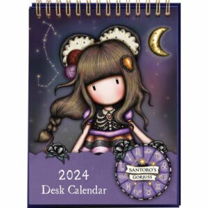 Gorjuss Easel Desk Calendar 2024