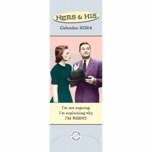 Hers & His Couples Slim Planner 2024