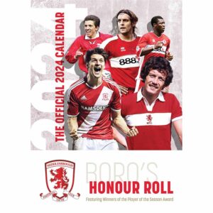 Middlesbrough FC Legends A3 Calendar 2024